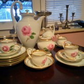 Meissen rose porculanski set za čaj - Original